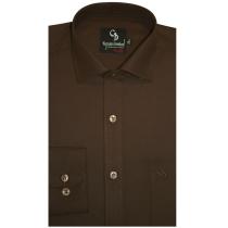 Plain Brown Shirt : Business