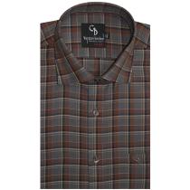 Checks Khakhi Shirt : Business
