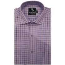 Checks Mauve Shirt : Business