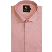 Stripes Peach Shirt : Business