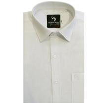 Self Design White Shirt : Business