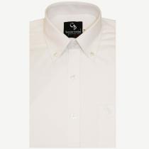 Self Design White Shirt : Business