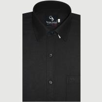 Self Design Black Shirt : Business