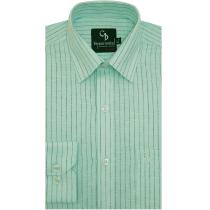Stripes Aqua Blue Shirt : Business