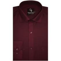 Plain Wine Shirt : Business