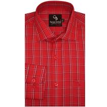 Checks Red Shirt : Business
