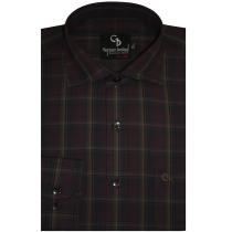Checks Brown Shirt : Business