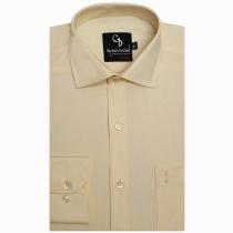 Self Design Fawn Shirt : Business