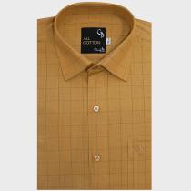 Checks Brown Shirt : Business