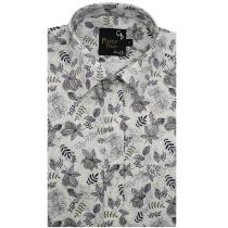 Print Gray Shirt : Party