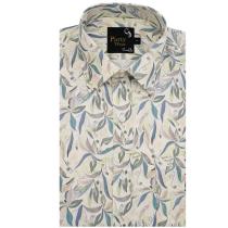 Print Green Shirt : Party