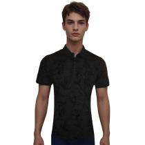 Print Black T-shirt : Regular