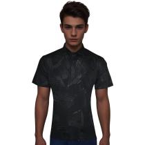 Print Black T-shirt : Regular