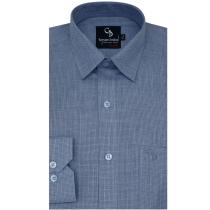 Checks Blue Shirt : Business