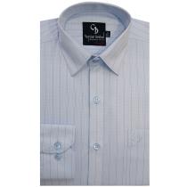Stripes Light Blue Shirt : Business