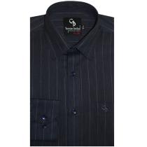 Stripes Navy Blue Shirt : Business