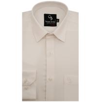 Self Design White Shirt : Business