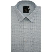 Print Green Shirt : Party