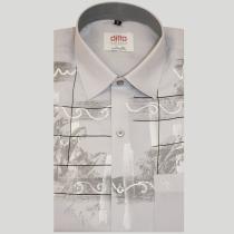Handpainted Gray Shirt : Ditto