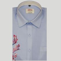 Handpainted Light Blue Shirt : Ditto
