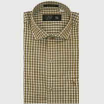 Checks Green Shirt : Business