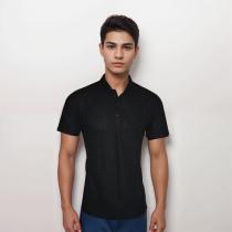 Selfdesign Black T-shirt : Regular