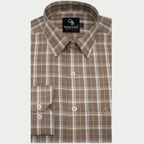 Stripes Brown Shirt : Business