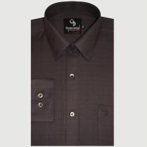 Checks Brown Shirt : Business