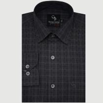 Checks Brown Shirt : Business