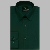 Plain Dark Green Shirt : Business