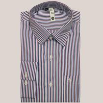 Stripes Purple Shirt : Slim