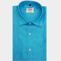 Plain Twilight Blue Shirt : Ditto