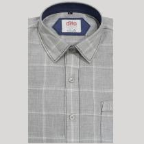 Checks Gray Shirt : Ditto