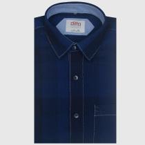 Checks Blue Shirt : Ditto