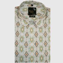 Print Gray Shirt : Party