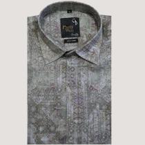 Print Green Shirt : Party