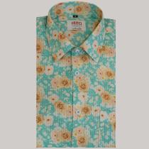 Print Blue Shirt : Ditto