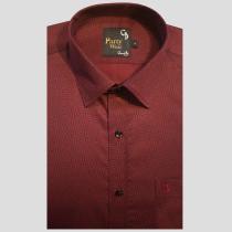 Print Maroon Shirt : Party