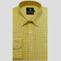 Checks Lemon Shirt : Business