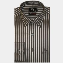 Stripes Dark Gray Shirt : Business