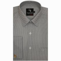 Self Design Gray Shirt : Business
