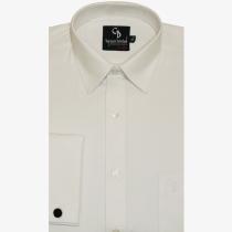 Self Design White Shirt : Business