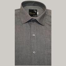 Plain Dark Gray Shirt : Business