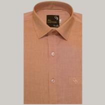 Plain Rust Shirt : Business