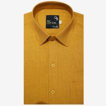 Plain Mustard Shirt : Business