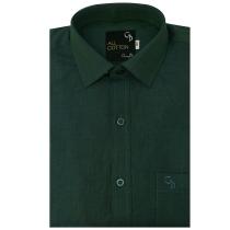 Plain Dark Green Shirt : Business