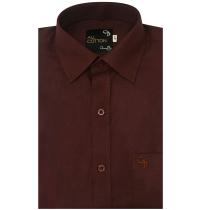Plain Maroon Shirt : Business