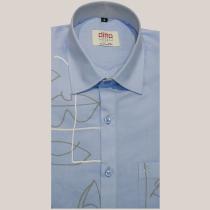 Handpainted Blue Shirt : Ditto