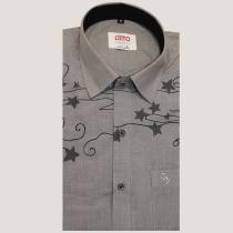 Handpainted Gray Shirt : Ditto