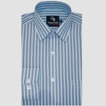 Stripes Twilight Blue Shirt : Business